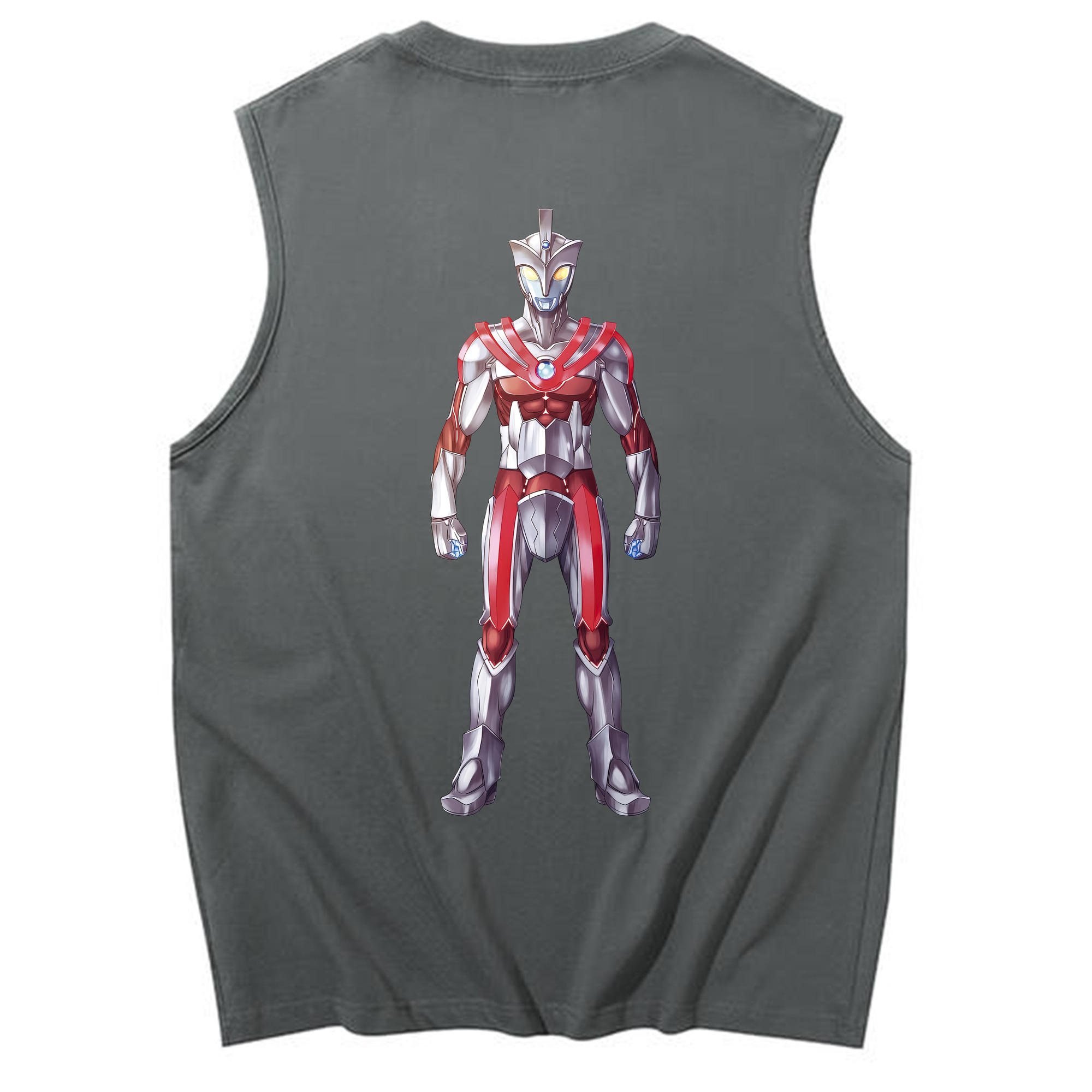 （画像用） ウルトラマン Ultraman コットン100％タンクトップ（背面プリント）